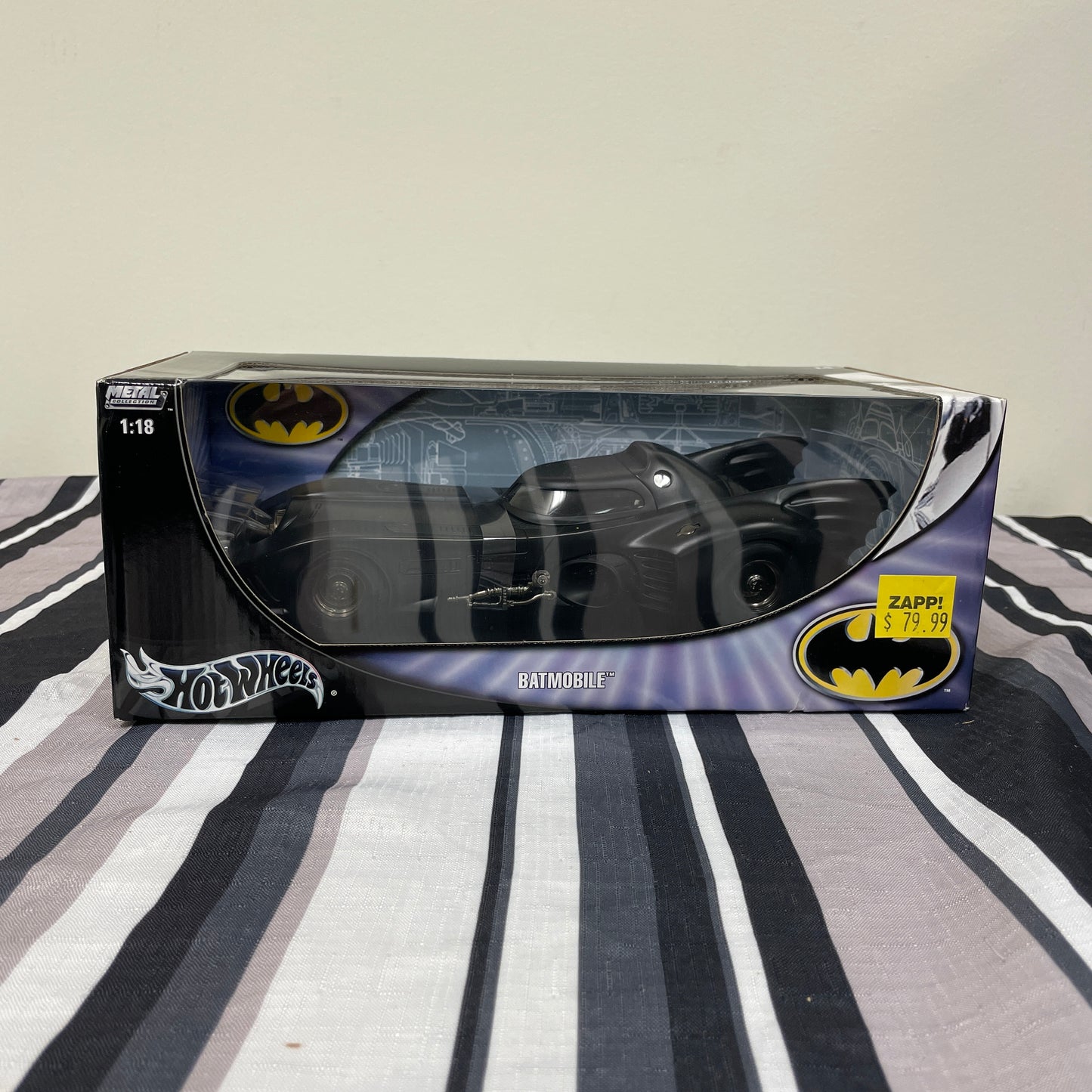Hotwheels Metal Collection Batman Batmobile 1:18 1989