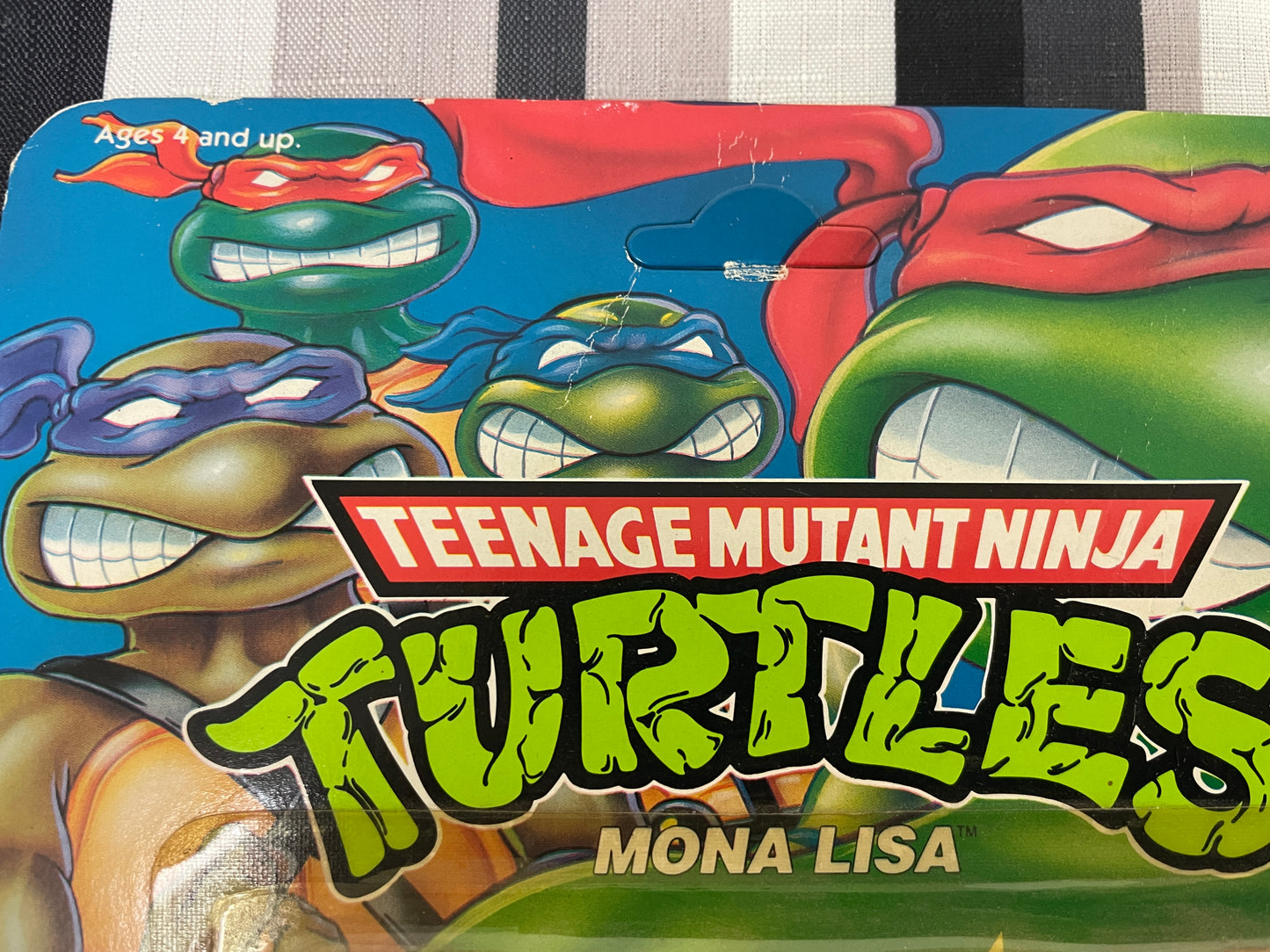 Teenage Mutant Ninja Turtles Mona Lisa Playmates 1992 Vintage