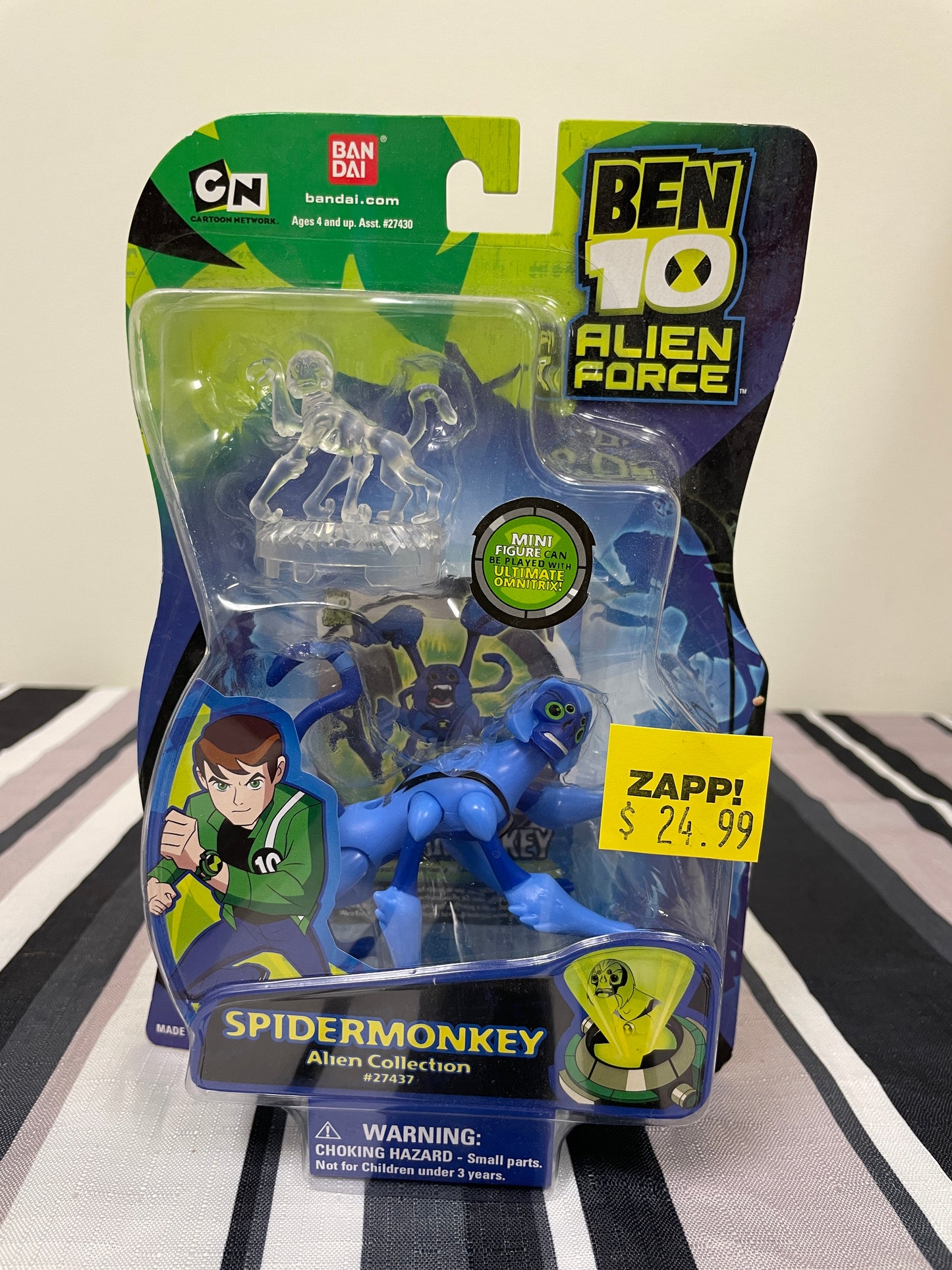 Ben 10 Alien Force Spidermonkey Alien Collection 2008