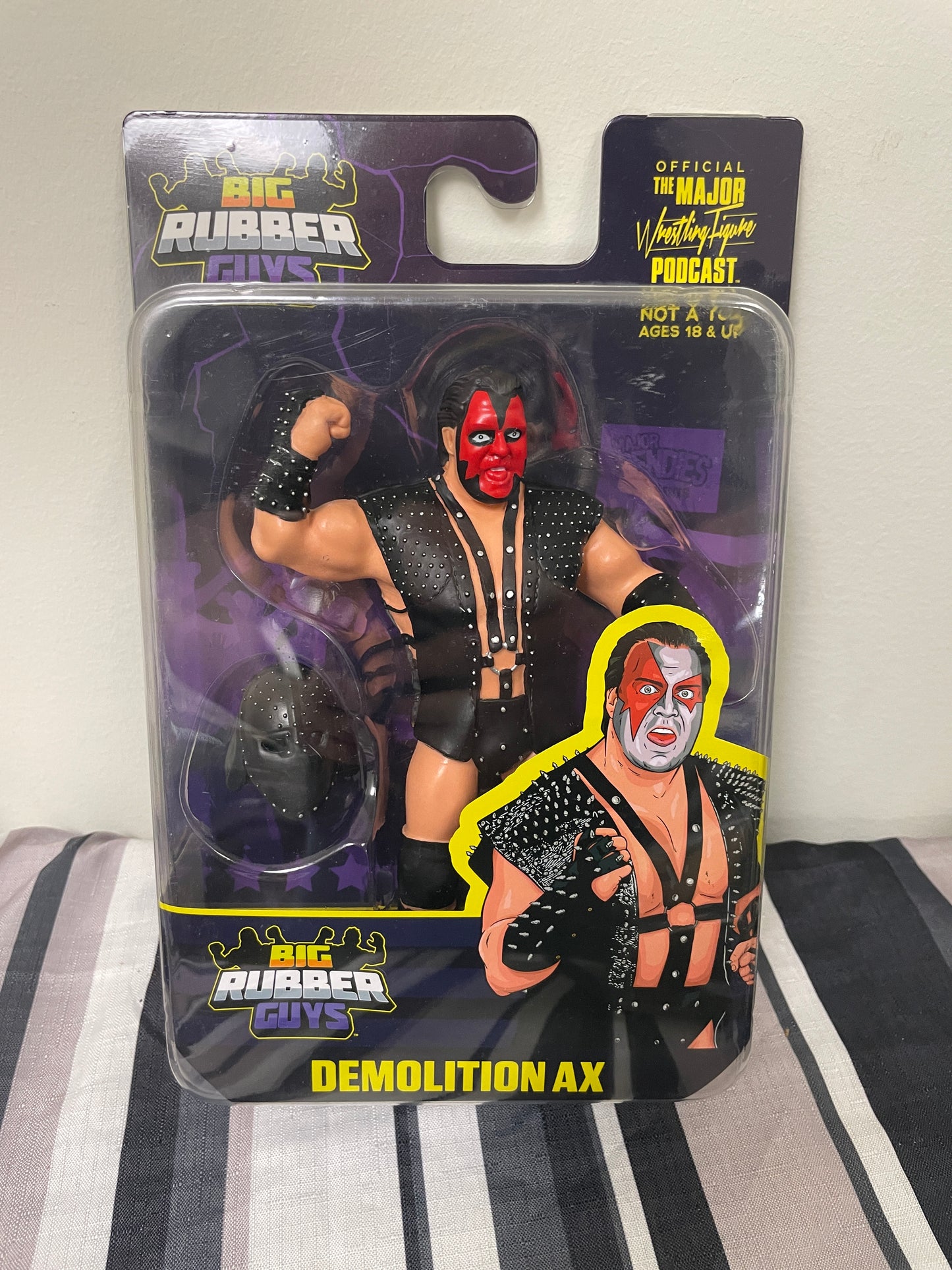 Major Wrestling Figure Podcast Big Rubber Guys Demolition Ax (Chase)