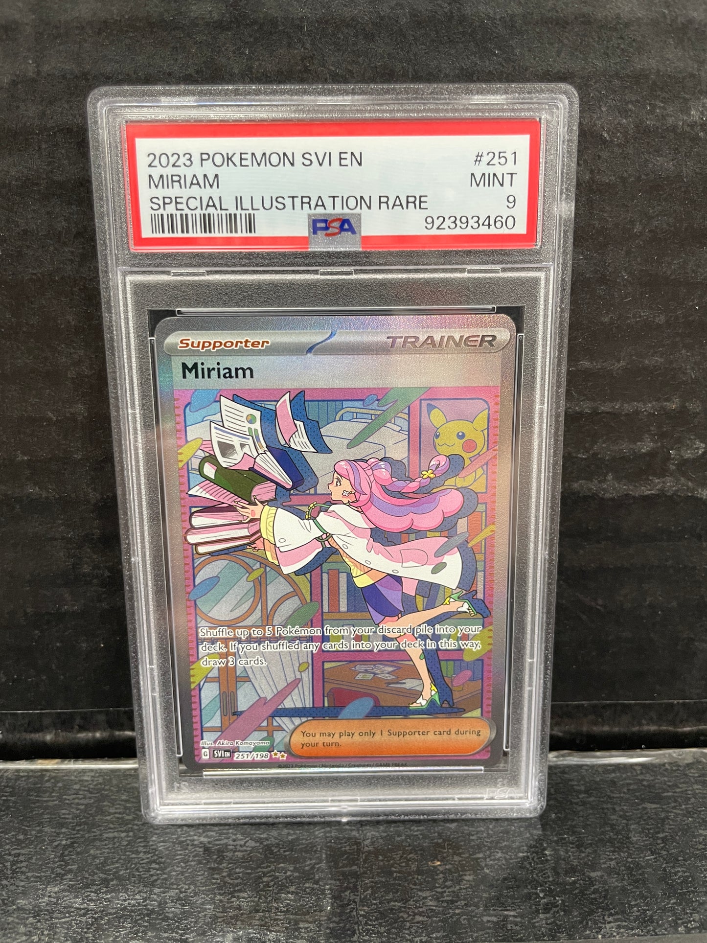 Pokemon Miriam 25/198 2023 SV Base Set PSA 9