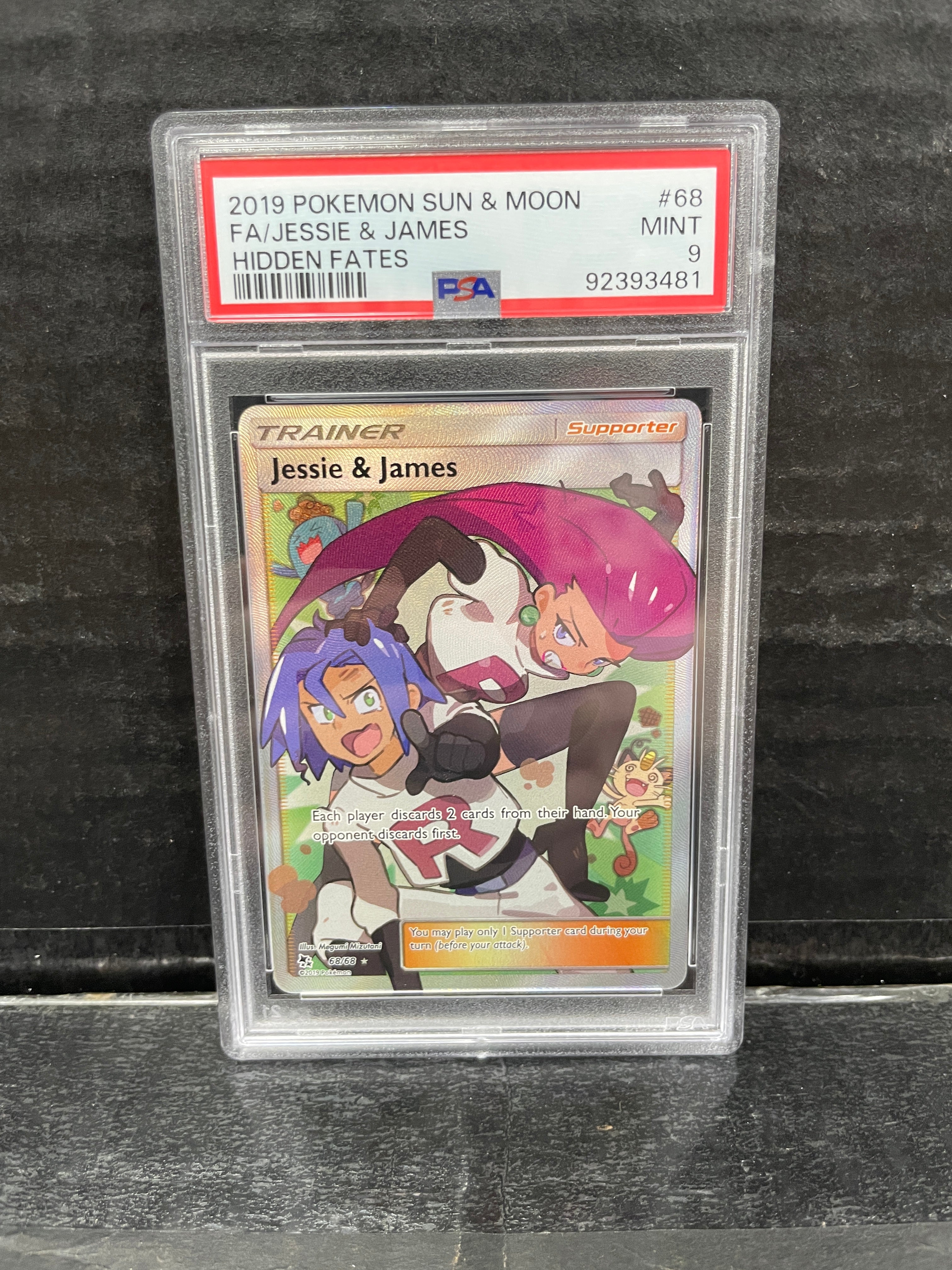 Pokemon Jessie & James 68/68 2014 PSA9 Zapp! Comics Pokemon Jessie & James 68/68 2014 PSA9 Zapp! Comics