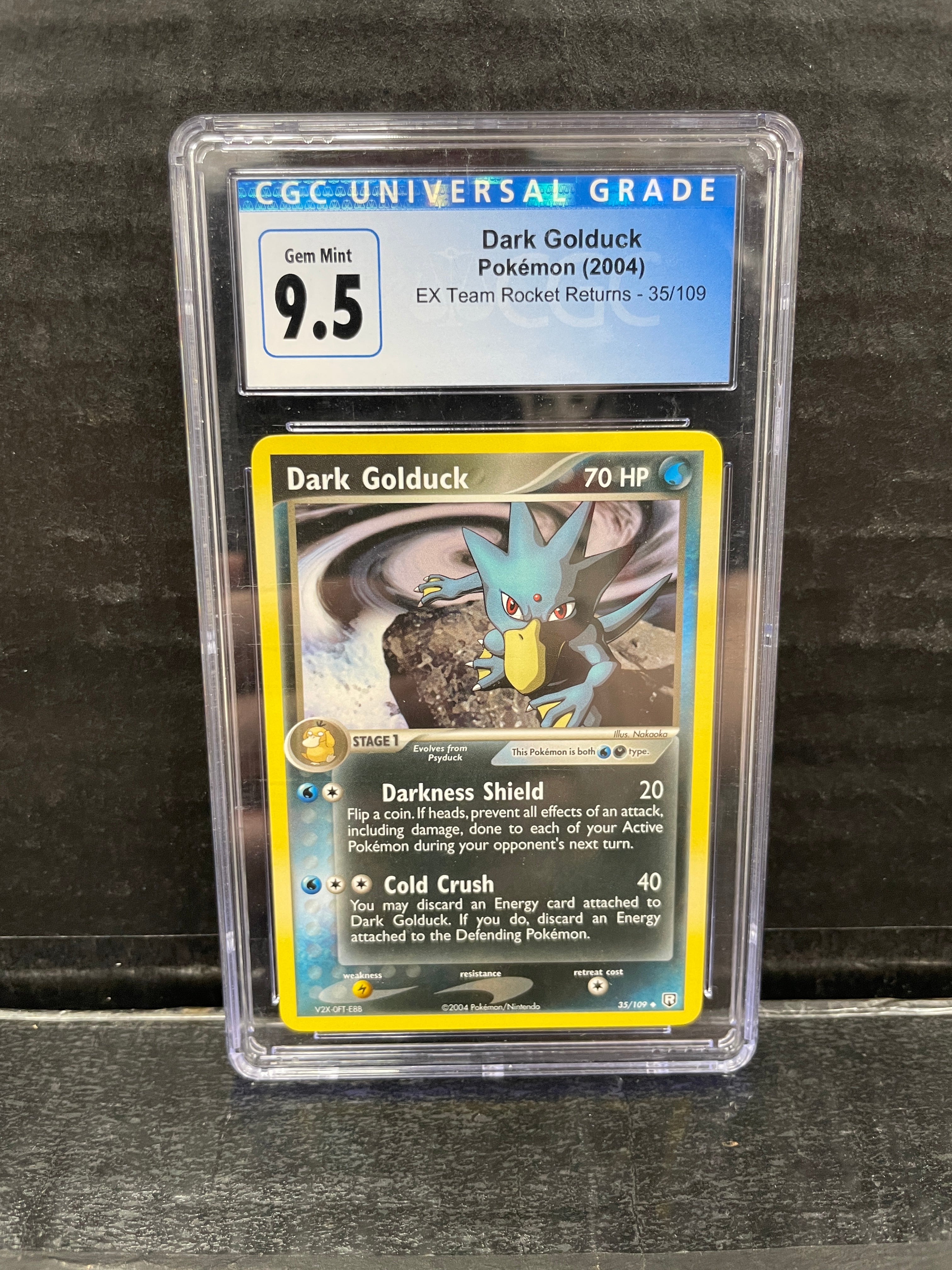 Pokemon Dark Golduck 35/109 2004 CGC 9.5 Zapp! Comics Pokemon Dark Golduck 35/109 2004 CGC 9.5 Zapp! Comics