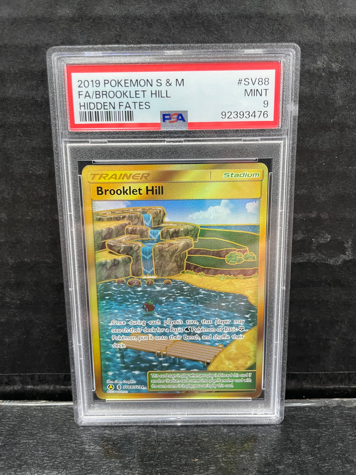Pokemon Brooklet Hill SV88/SV94 PSA 9