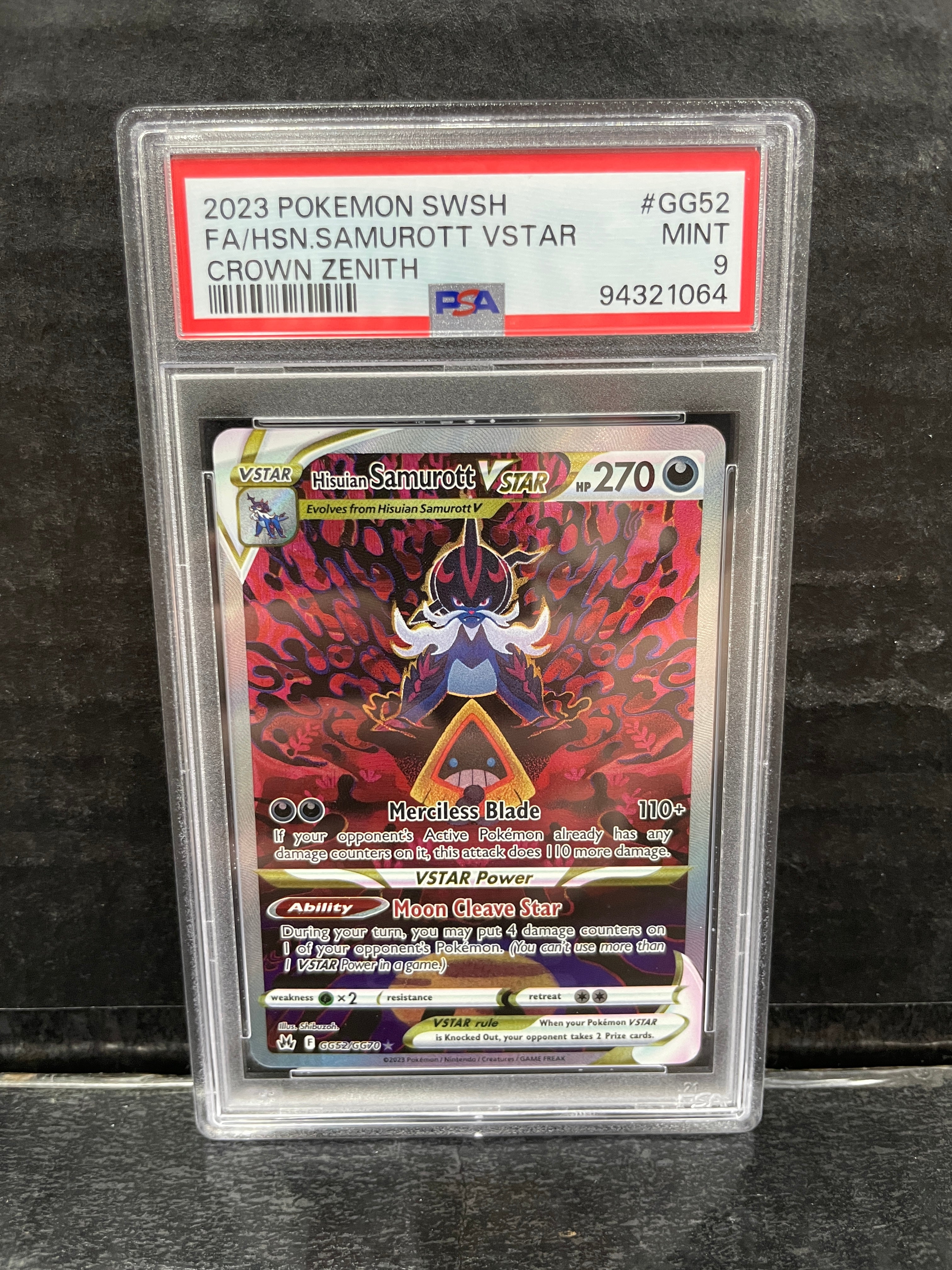 hisuian samurott vstar pokemon card Hisuian Samurott VSTAR