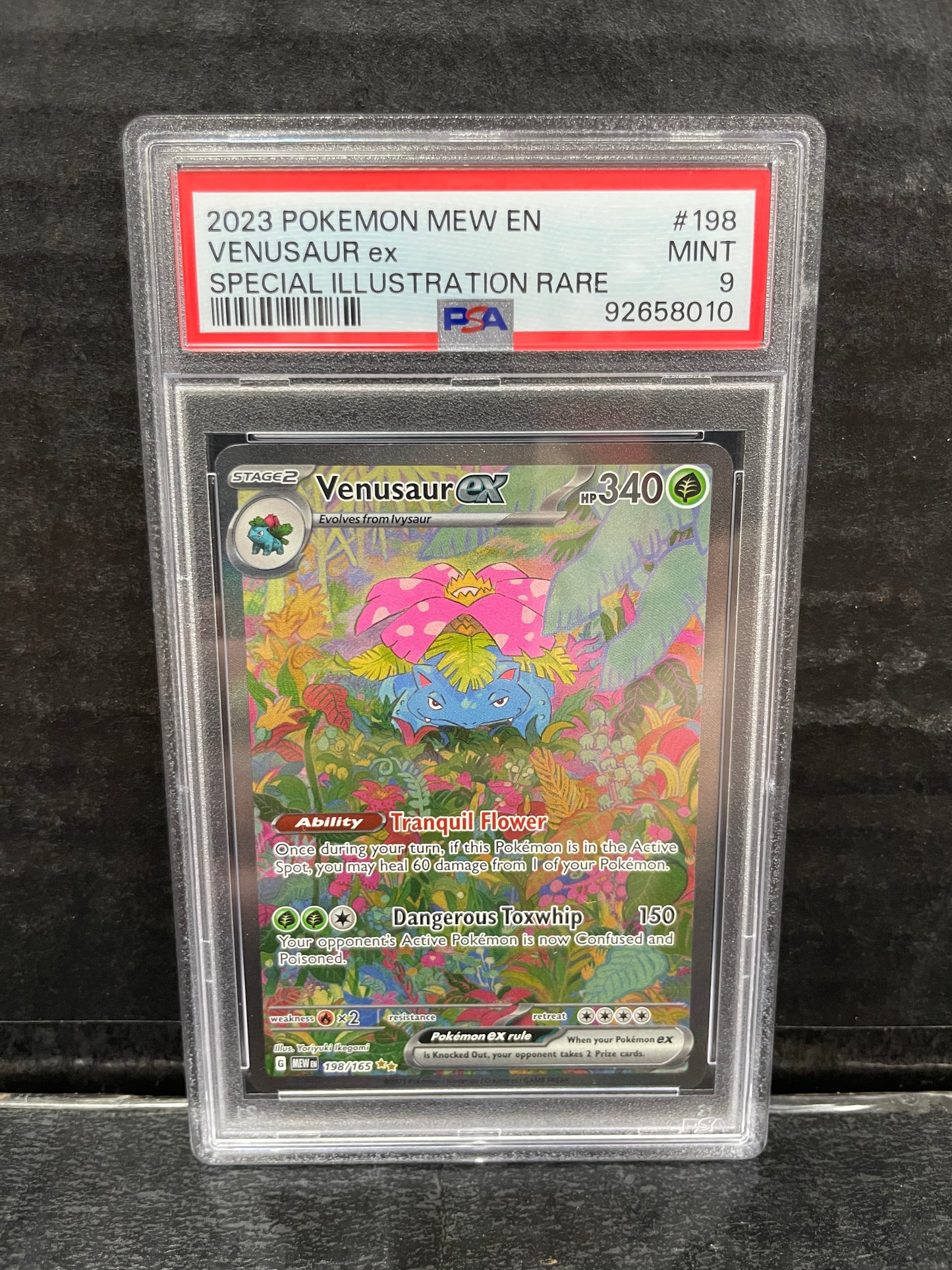 Pokemon Venusaur ex 198/165 151 PSA 9