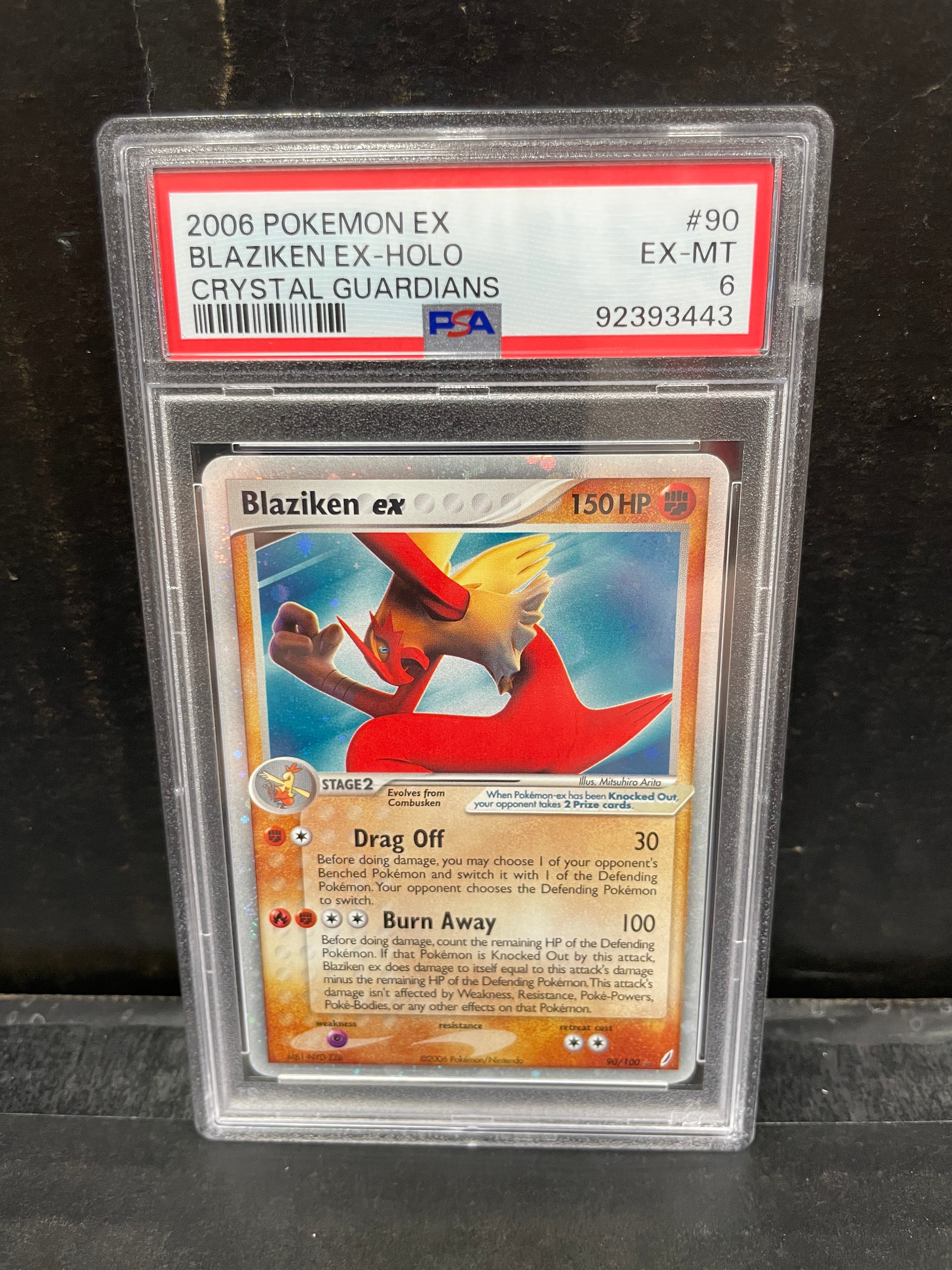 Pokemon Blaziken ex 90/100 2006 PSA 6 Zapp! Comics Pokemon Blaziken ex 90/100 2006 PSA 6 Zapp! Comics