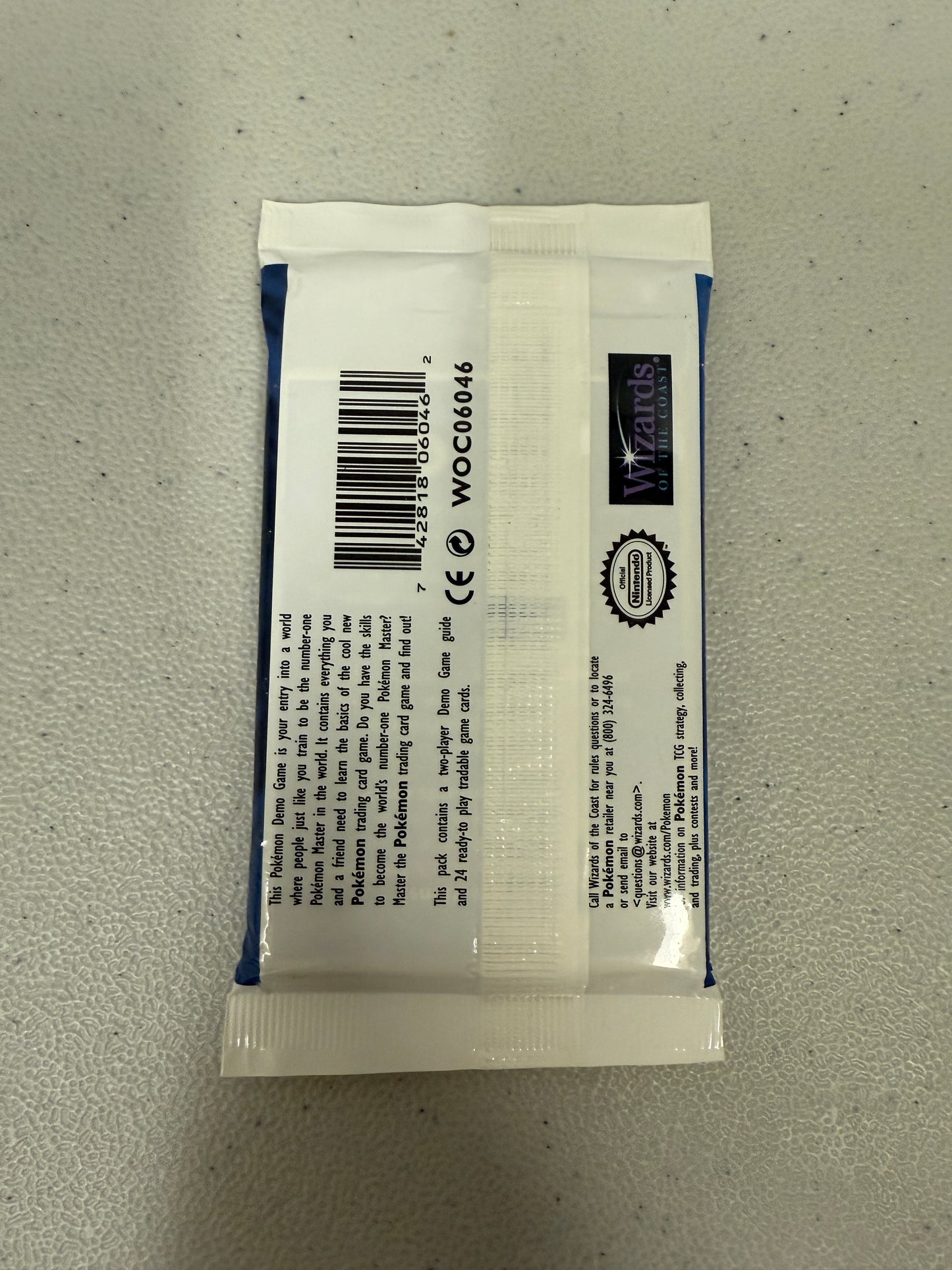 Pokemon Trading Card Game Demo Game For 2 Players Vintage Pack Wizards of the Coast