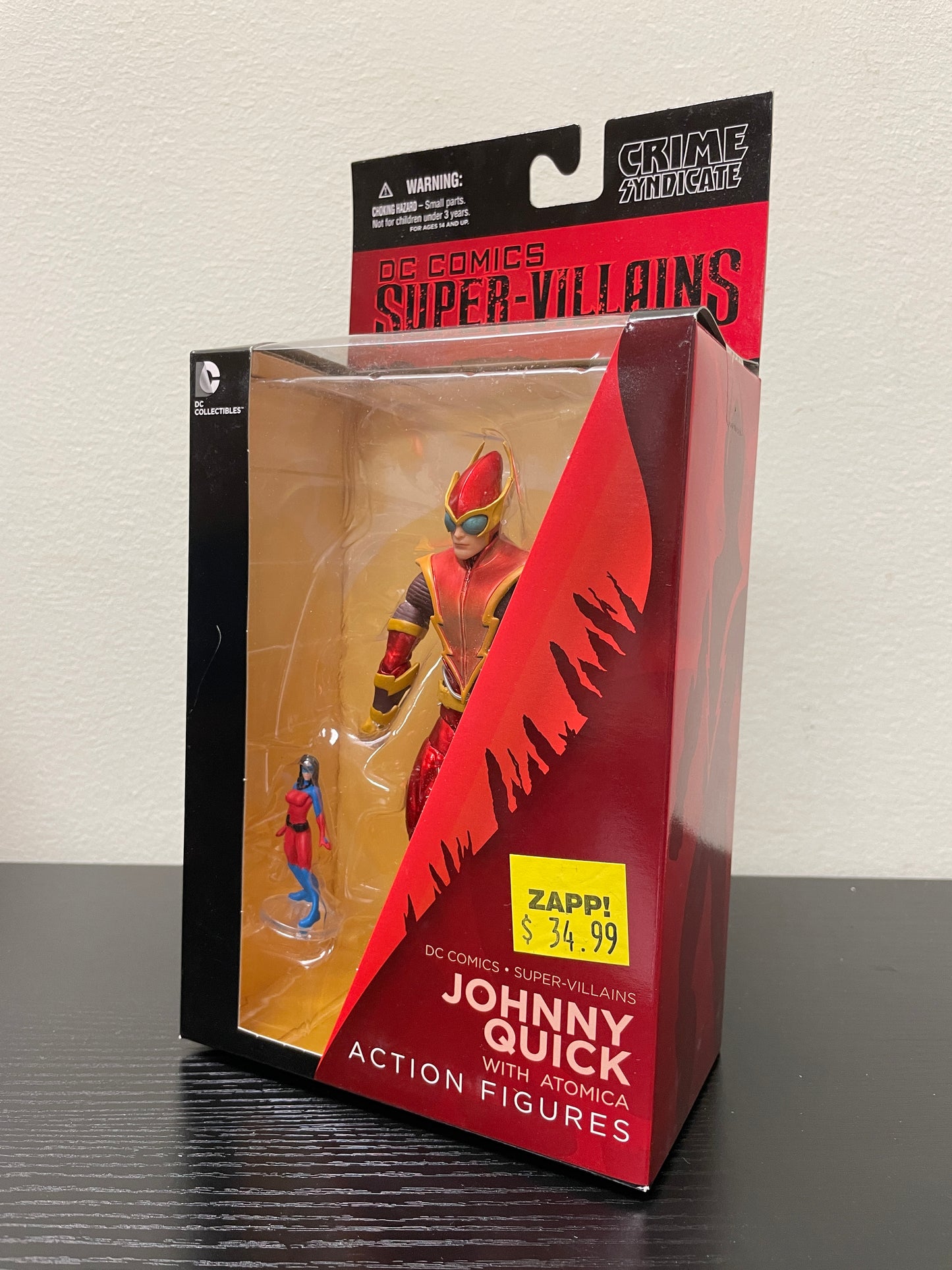 DC Collectibles DC Comics Super Villians Crime Syndicate Johnny Quick with Atomica New 52