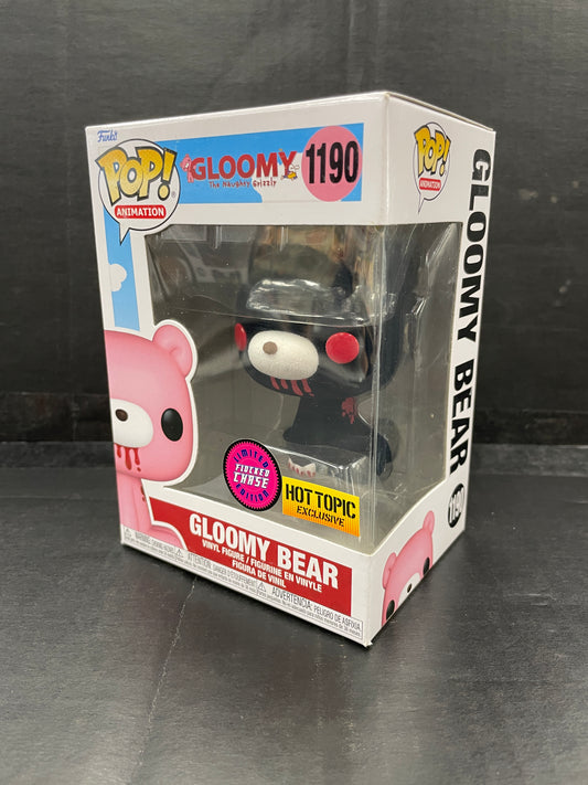 Funko Pop! Animation Gloomy The Naughty Grizzly Gloomy Bear 1190 Hot Topic Exclusive Flocked Chase(Grade B)