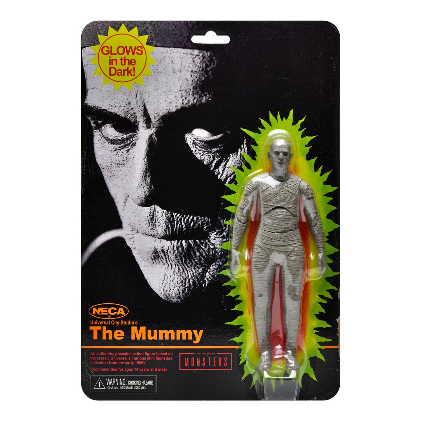 NECA Universal Monsters The Mummy Glow in the Dark