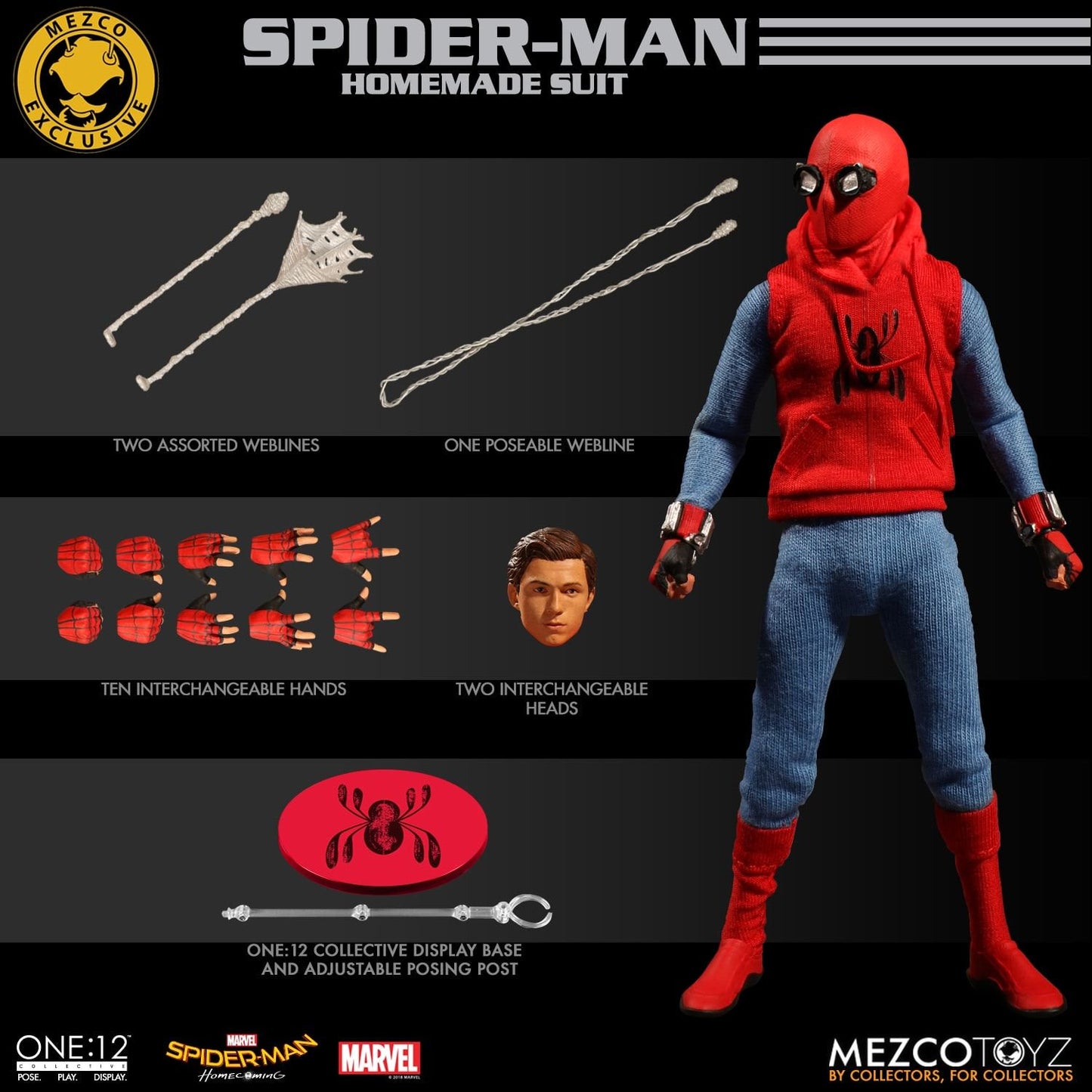 Spider-Man: Homecoming One:12 Collective Spider-Man Homemade Suit Exclusive