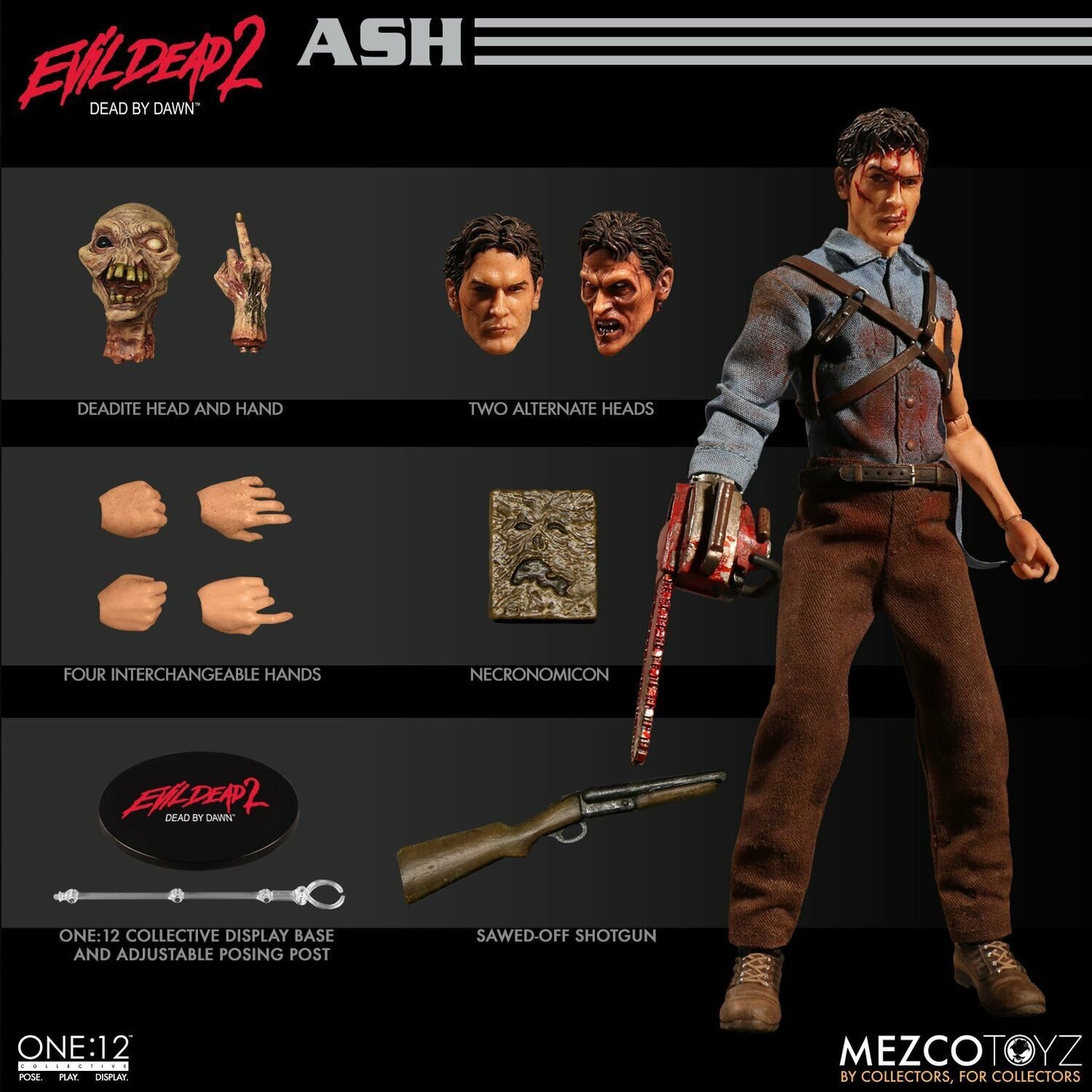 Evil Dead 2 One:12 Collective Ash