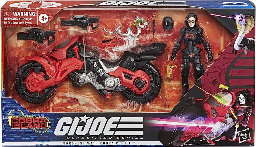 GI Joe Classified Series Baroness with Cobra C.O.I.L.