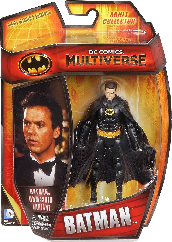 DC Multiverse Batman 1989 Unmasked Variant Michael Keaton 3.75" Figure