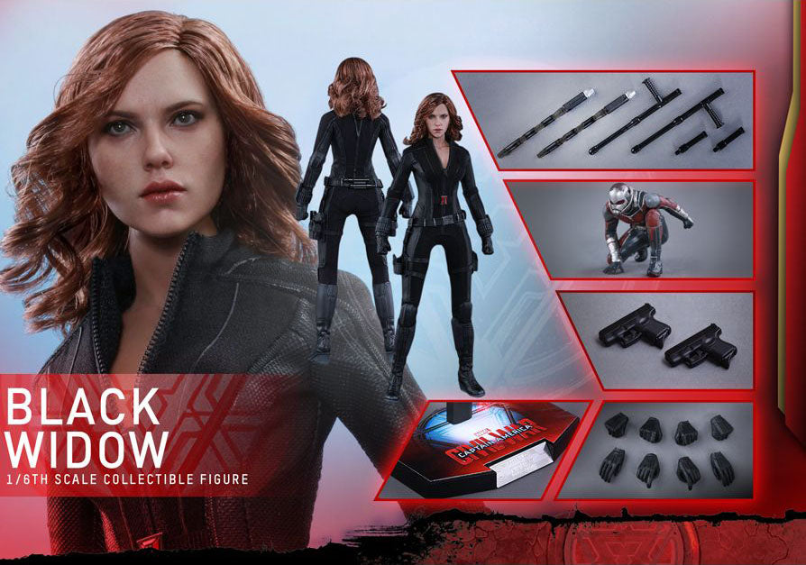 Hot Toys Black Widow Captain America Civil War MMS365 1/6 Scale (Open Box)