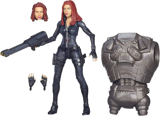 Marvel Legends Captain America Black Widow Mandroid Build A Figure Wave