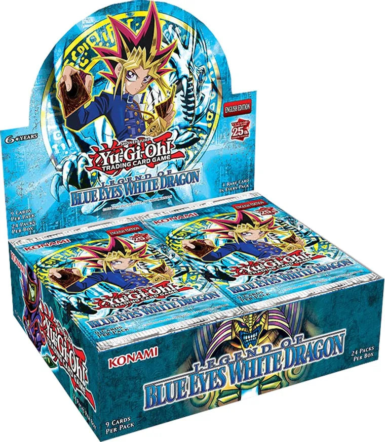 YuGiOh Legend of Blue Eyes White Dragon 25th Anniversary Booster Box Zapp! Comics YuGiOh Legend of Blue Eyes White Dragon 25th Anniversary Booster Box Zapp! Comics