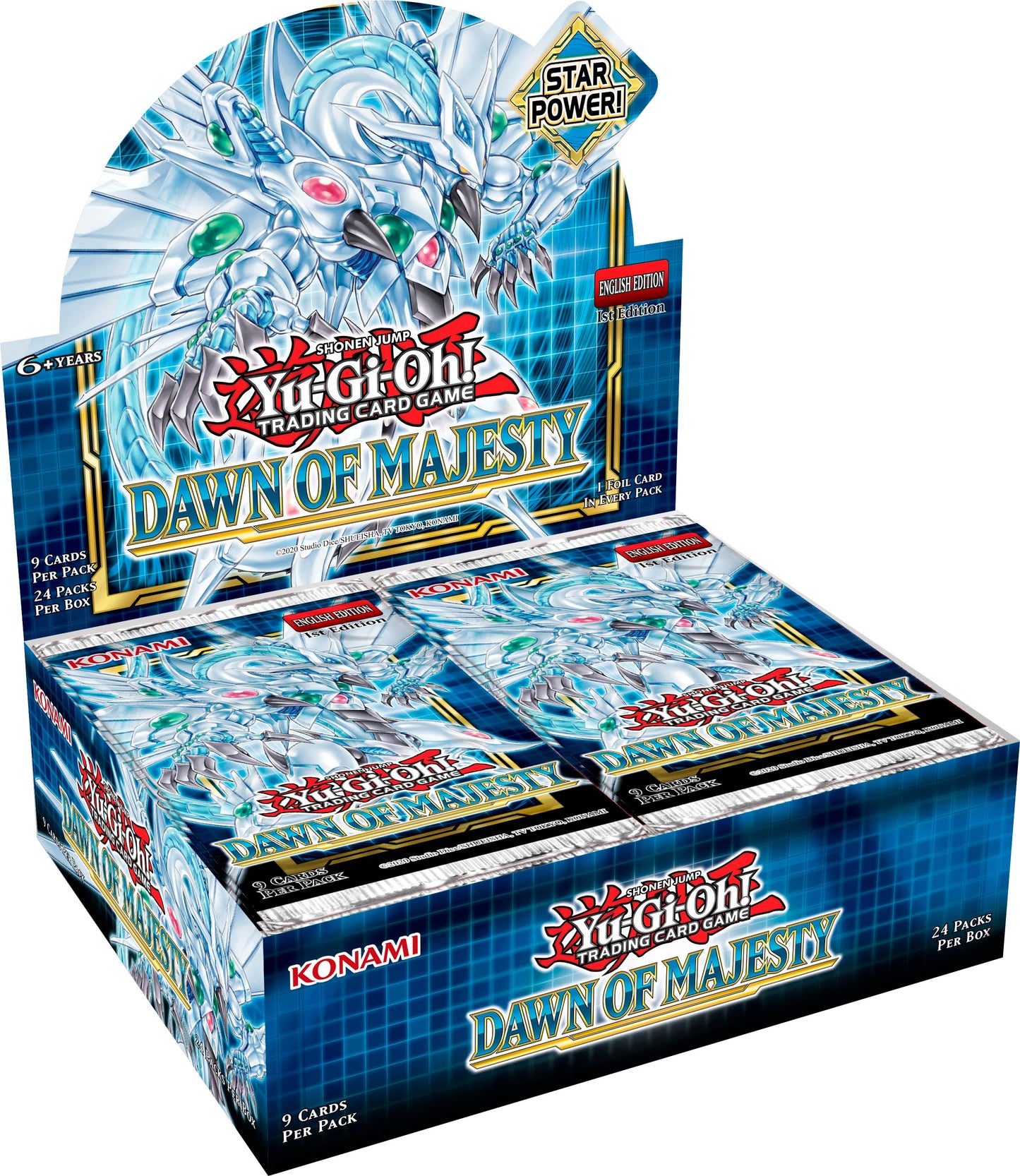 Yugioh Dawn of Majesty Box 1st Edition