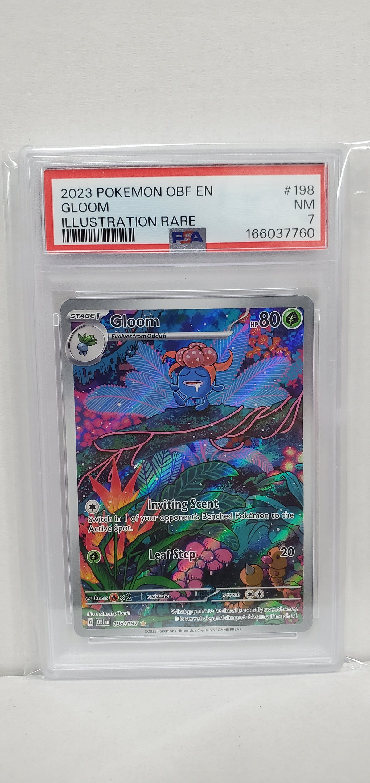 Pokemon Gloom 198/197 PSA 7