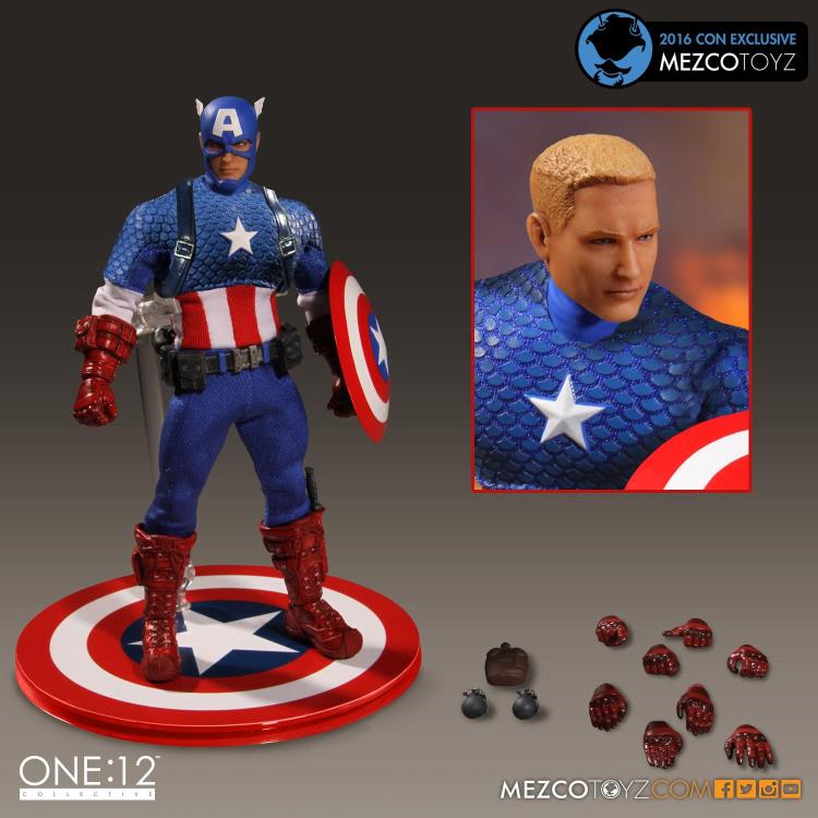 Marvel One:12 Collective Deluxe Captain America (Classic) SDCC 2016 Exclusive