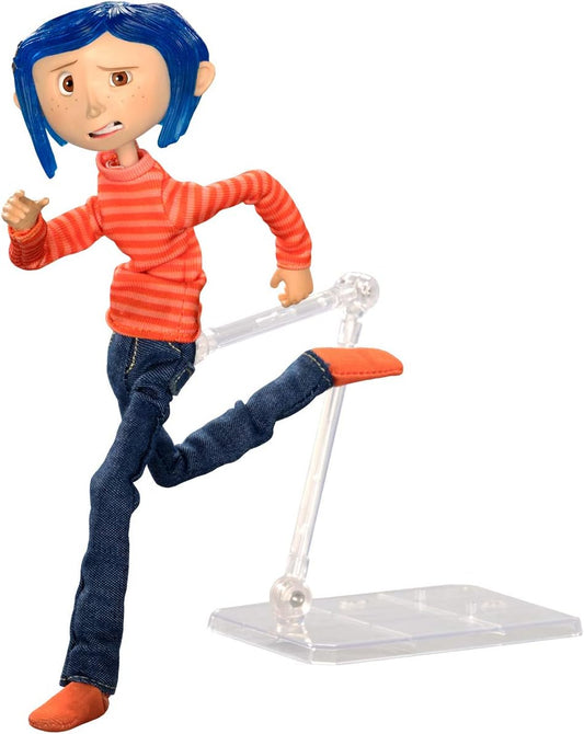 NECA Coraline Articulated Figure in Striped Shirt
