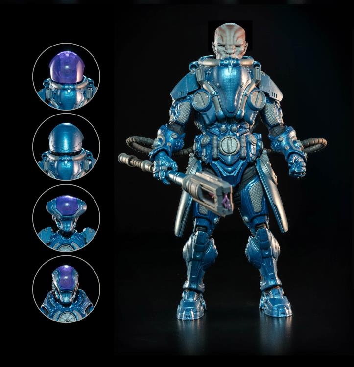 Cosmic Legions Hvalkatar: Book Two, Gravenight Slygor Ryz / T.U.5.C.C. Gravekeeper Deluxe Figure