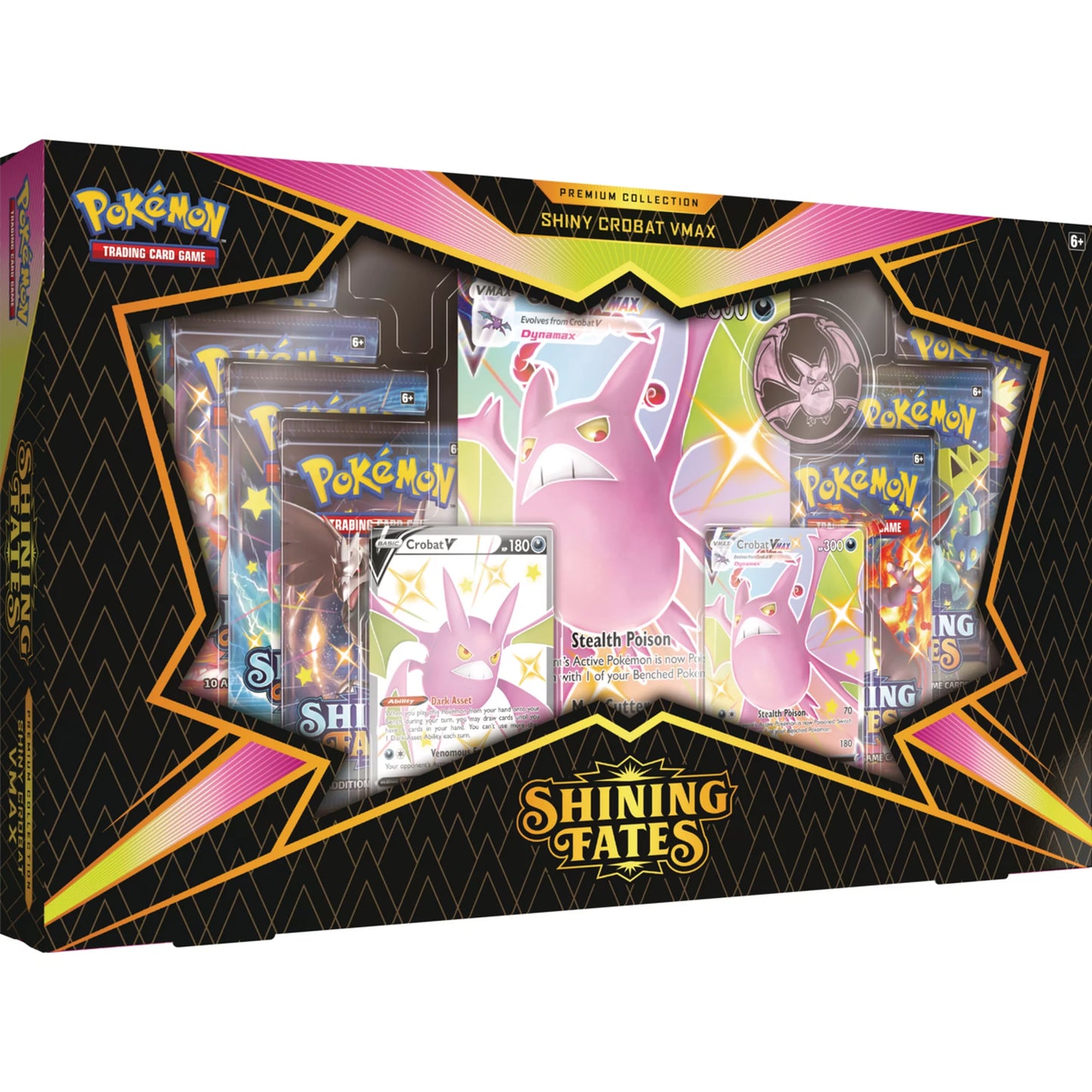 Pokemon Trading Card Game: Shining Fates Shiny Crobat VMax Premium Collection