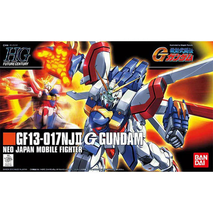 G Gundam HG GF13-017NJII G Gundam (Burning Gundam) 1/144 – Zapp