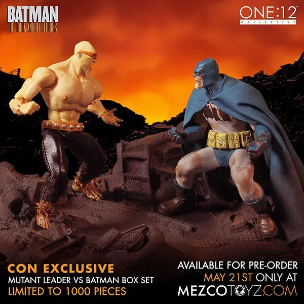 Batman: The Dark Knight Returns One:12 Collective Batman vs Mutant Leader Deluxe 2 pack