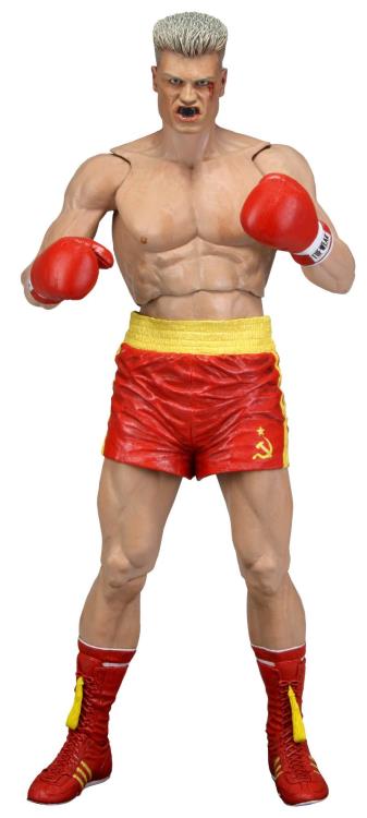 NECA Rocky 40th Anniversary Series 2 Rocky IV Ivan Drago (Red Trunks)