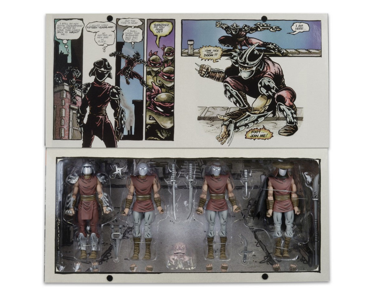 NECA Teenage Mutant Ninja Turtles Mirage Foot Clan Box Set 2016 NYCC (Box Damaged)