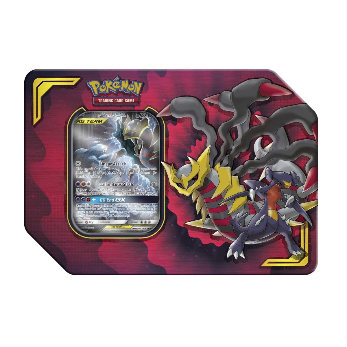 Pokemon Trading Card Game: Garchomp & Giratina GX Tag Team Tin 2019