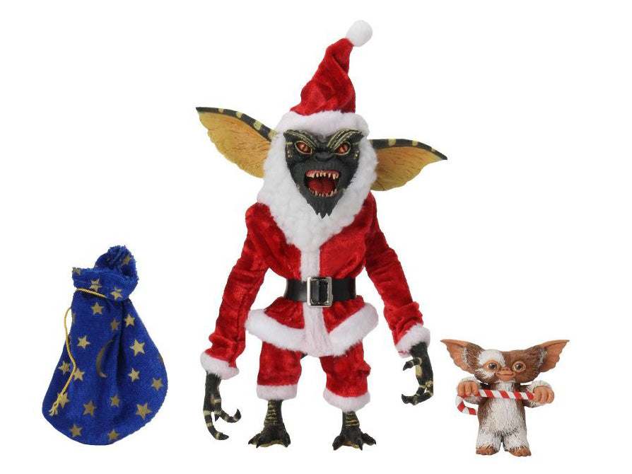 NECA Gremlins Santa Stripe & Gizmo Action Figure Two-Pack