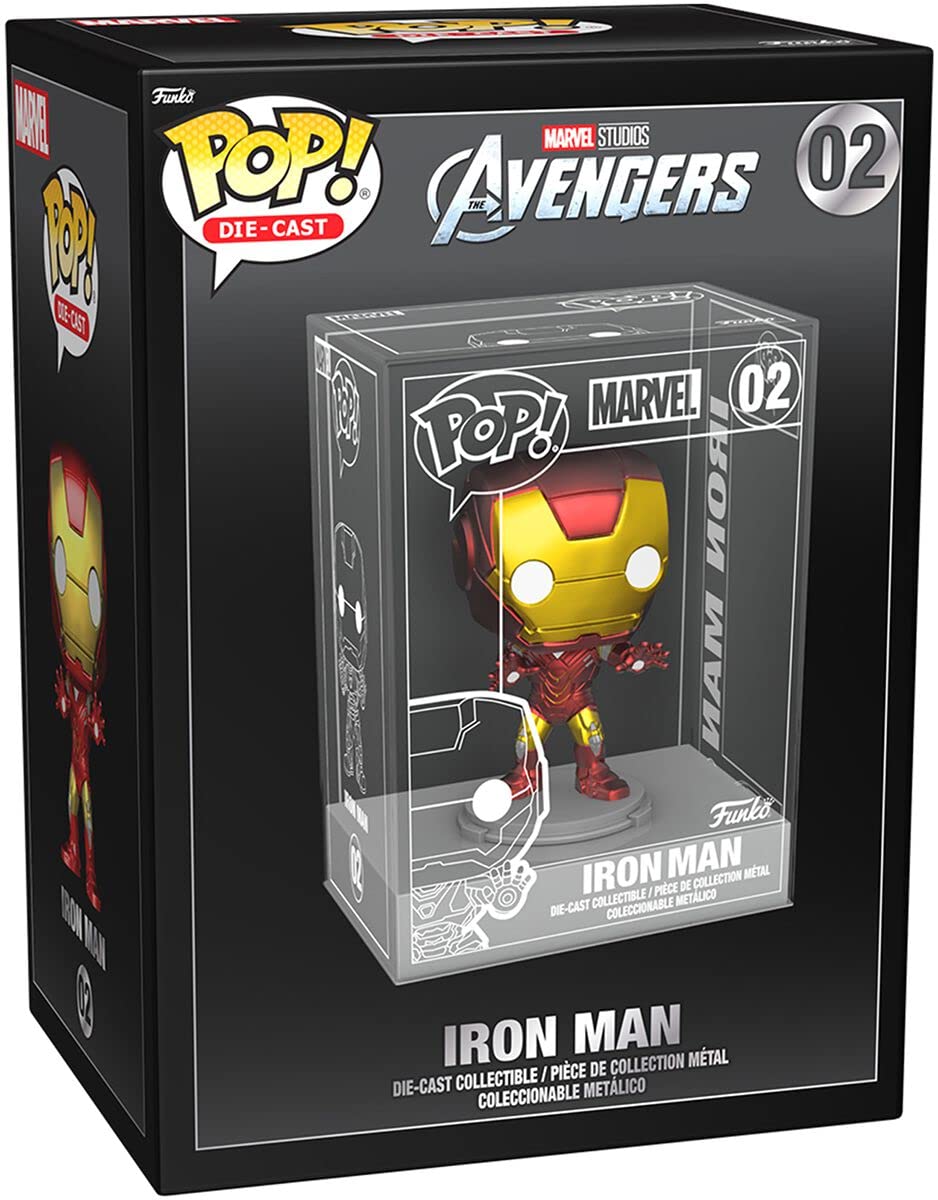 Funko Pop! Die-Cast Iron Man 02 (Grade A) (Unopened)