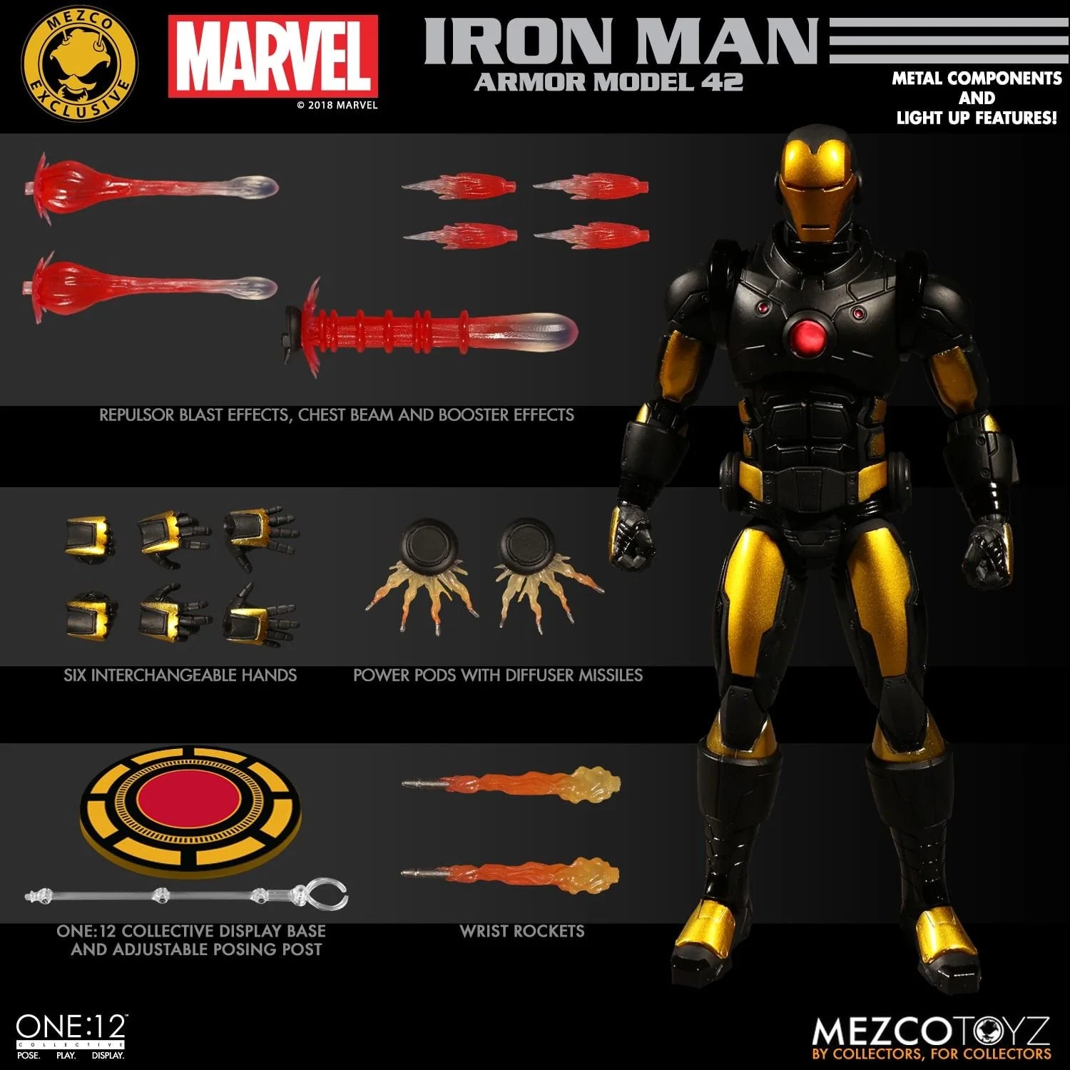 Mezco iron man 42 deals