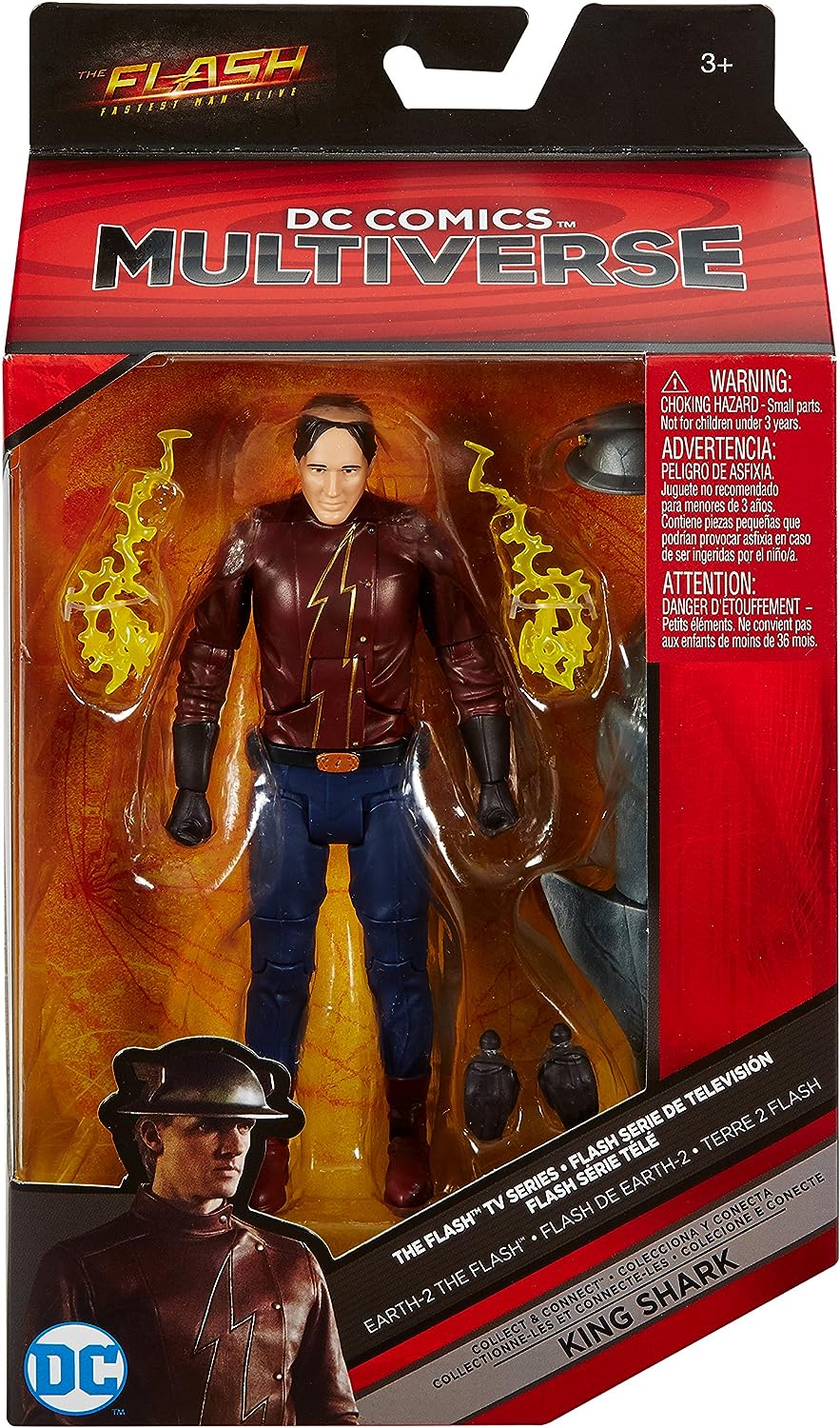 DC Multiverse The Flash Earth-2 Jay Garrick CW King Shark Collect & Connect