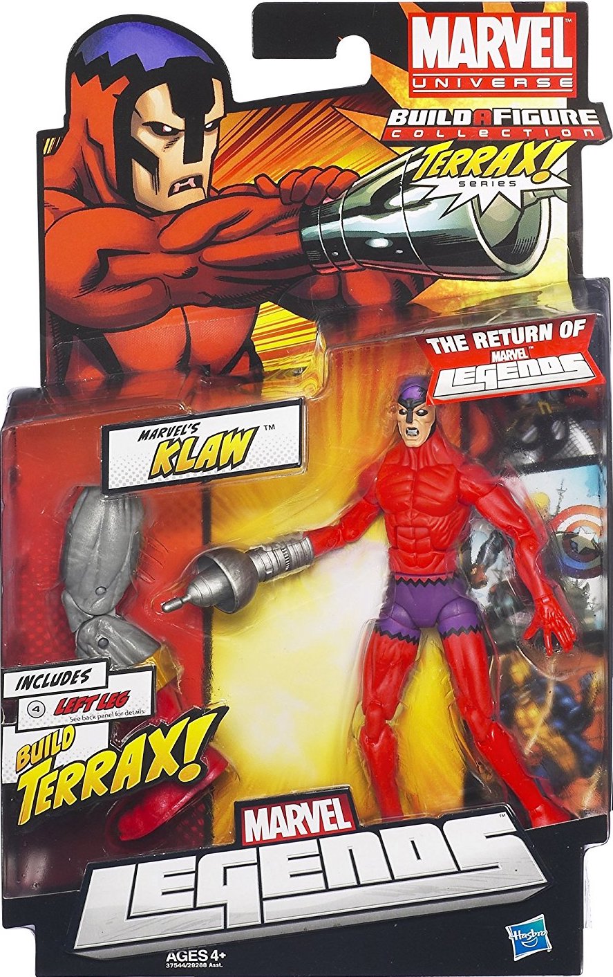 Marvel Legends Terrax BAF Klaw 2011
