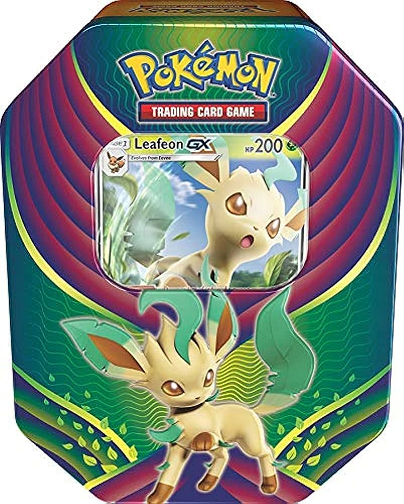 Pokemon Trading Card Game: Leafeon GX Tin 2018 Pokemon Trading Card Game: Leafeon GX Tin 2018