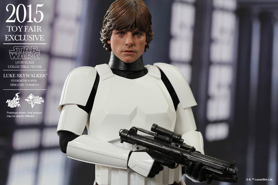 Hot Toys Luke Skywalker Stormtrooper Disguise Star Wars: A New Hope MMS304 1/6 Scale (Open Box)
