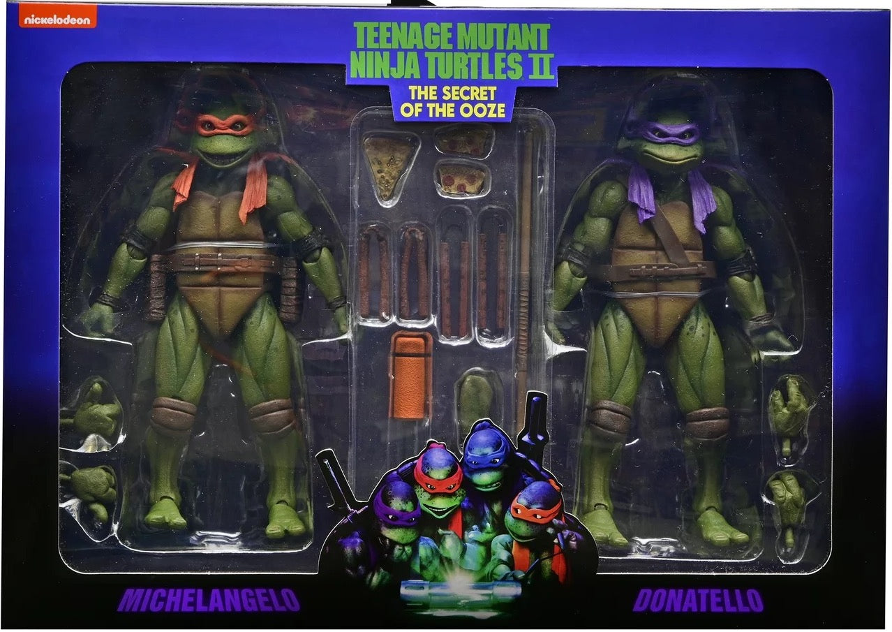 TMNT The deals Secret Of the Ooze Michelangelo Donatello Action Figure