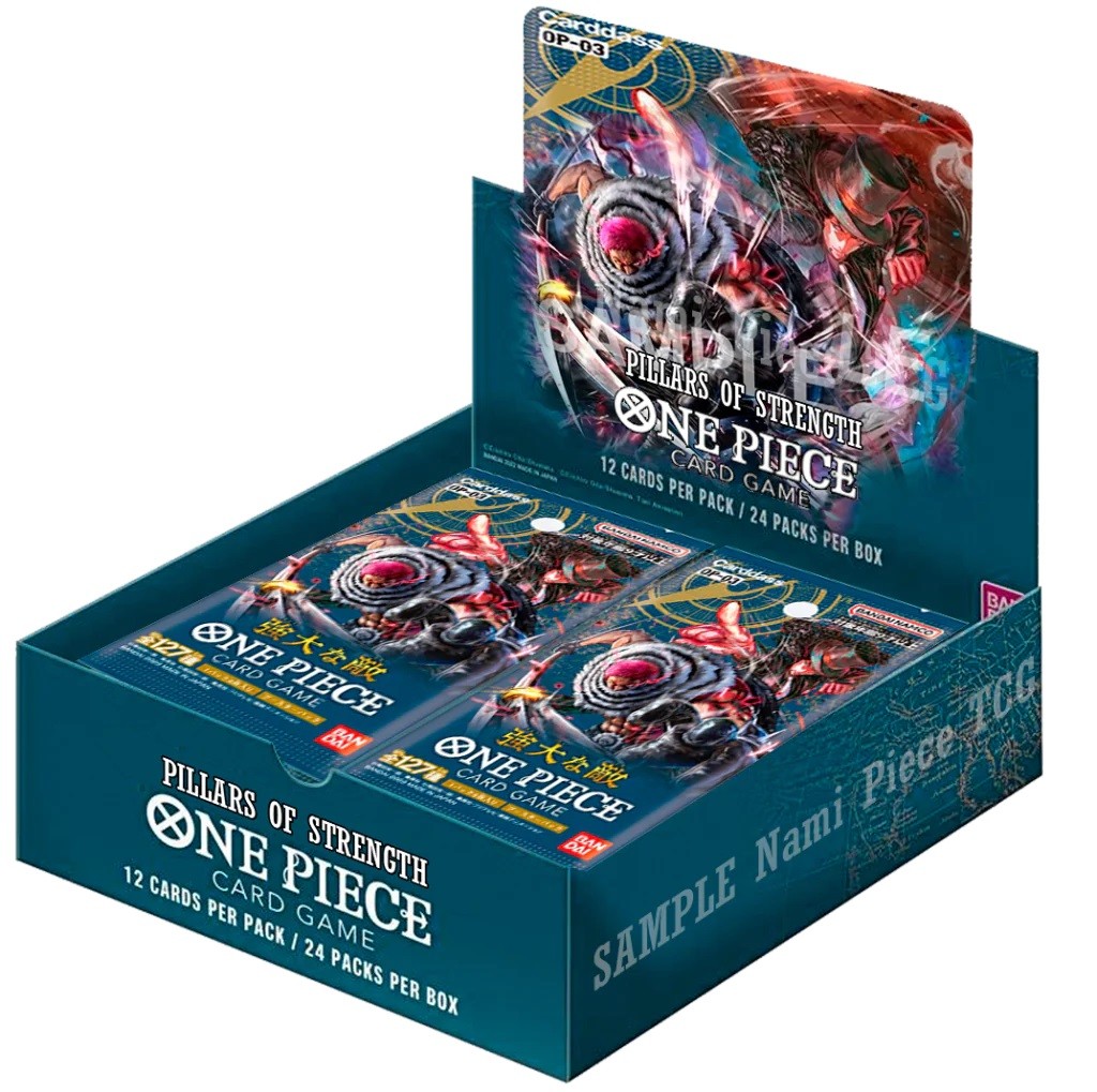ONE PIECE TCG: PILLARS OF STRENGTH BOOSTER BOX ONE PIECE TCG: PILLARS OF STRENGTH BOOSTER BOX