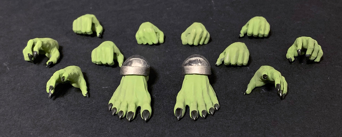 Mythic Legions: Arethyr Orc Hands/Feet Accessory