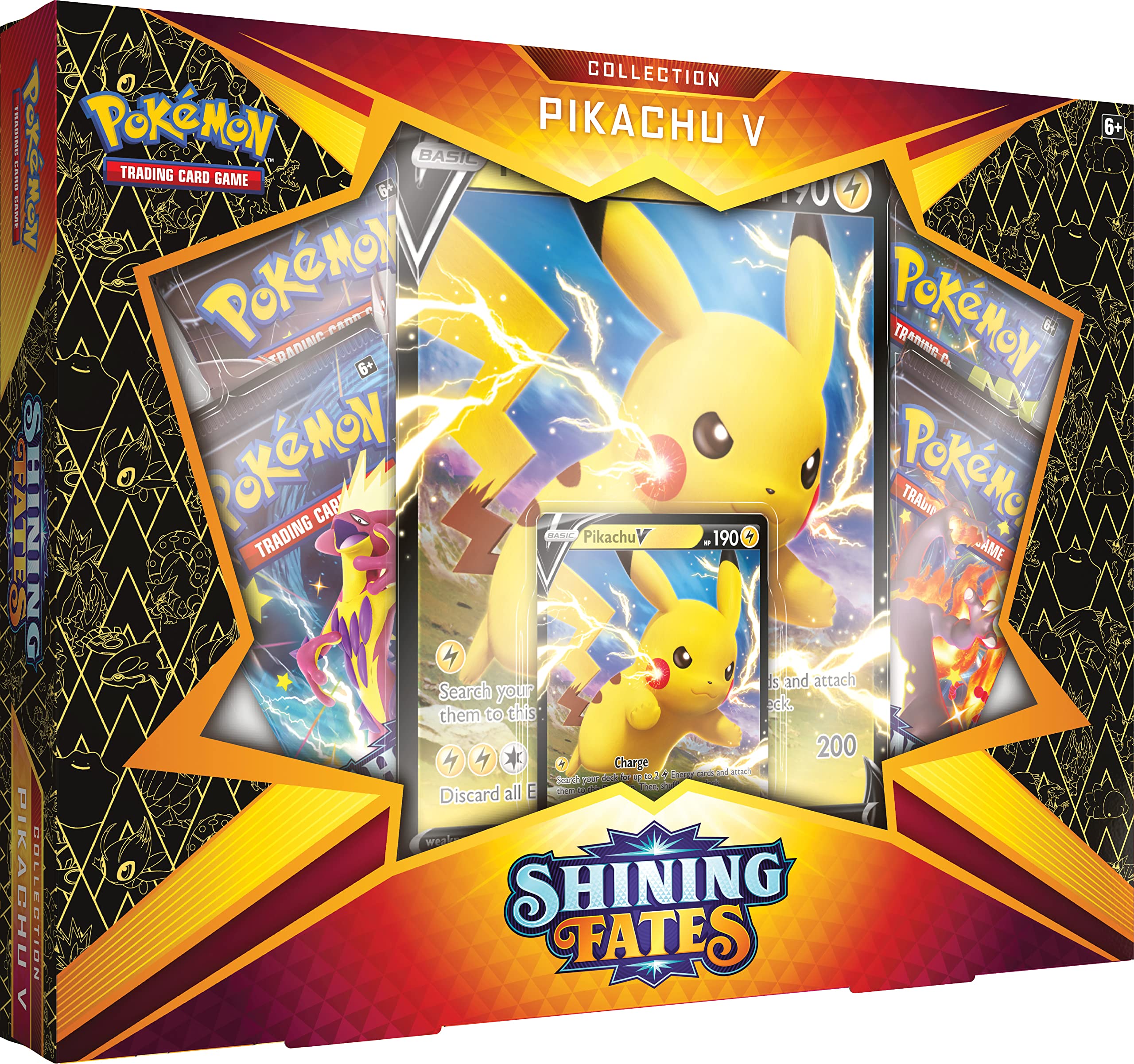 pokemon shining fates card list tcg Pokemon Trading Card Game: Shining Fates Pikachu V Collection