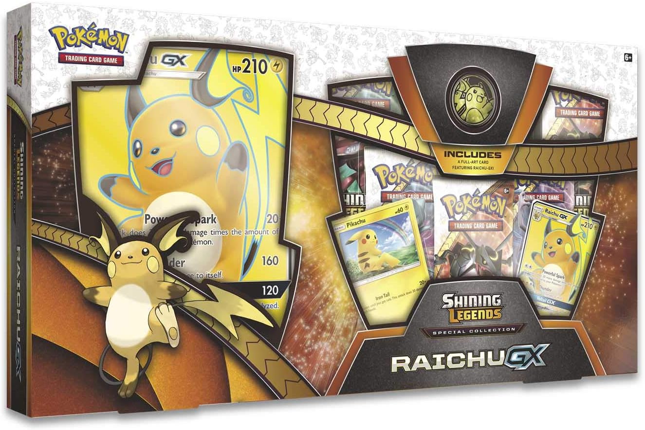 Pokemon Trading Card Game: Shining Legends Special Collection Raichu GX 2017 Pokemon Trading Card Game: Shining Legends Special Collection Raichu GX 2017