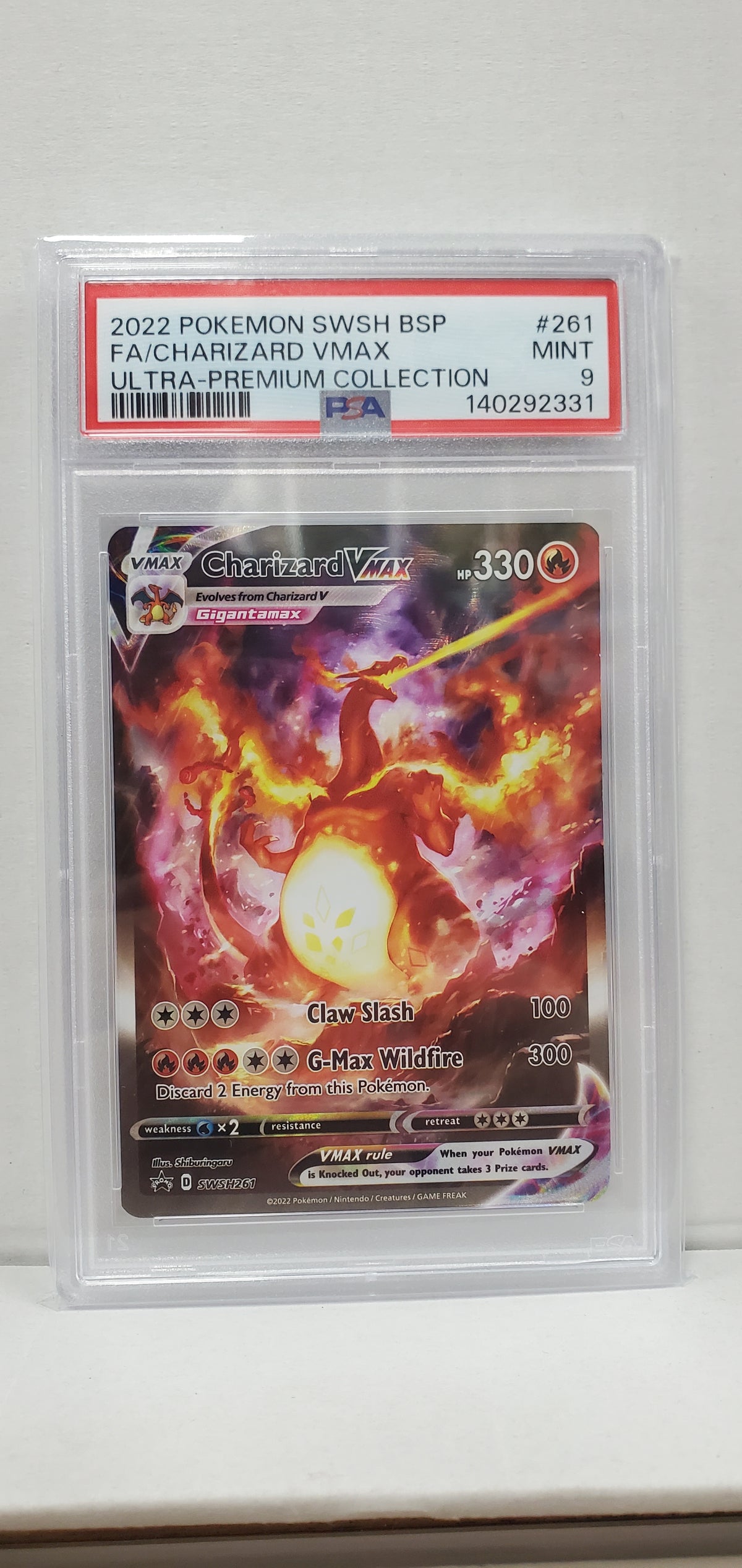 Pokemon Charizard VMAX SWSH261 PSA 9