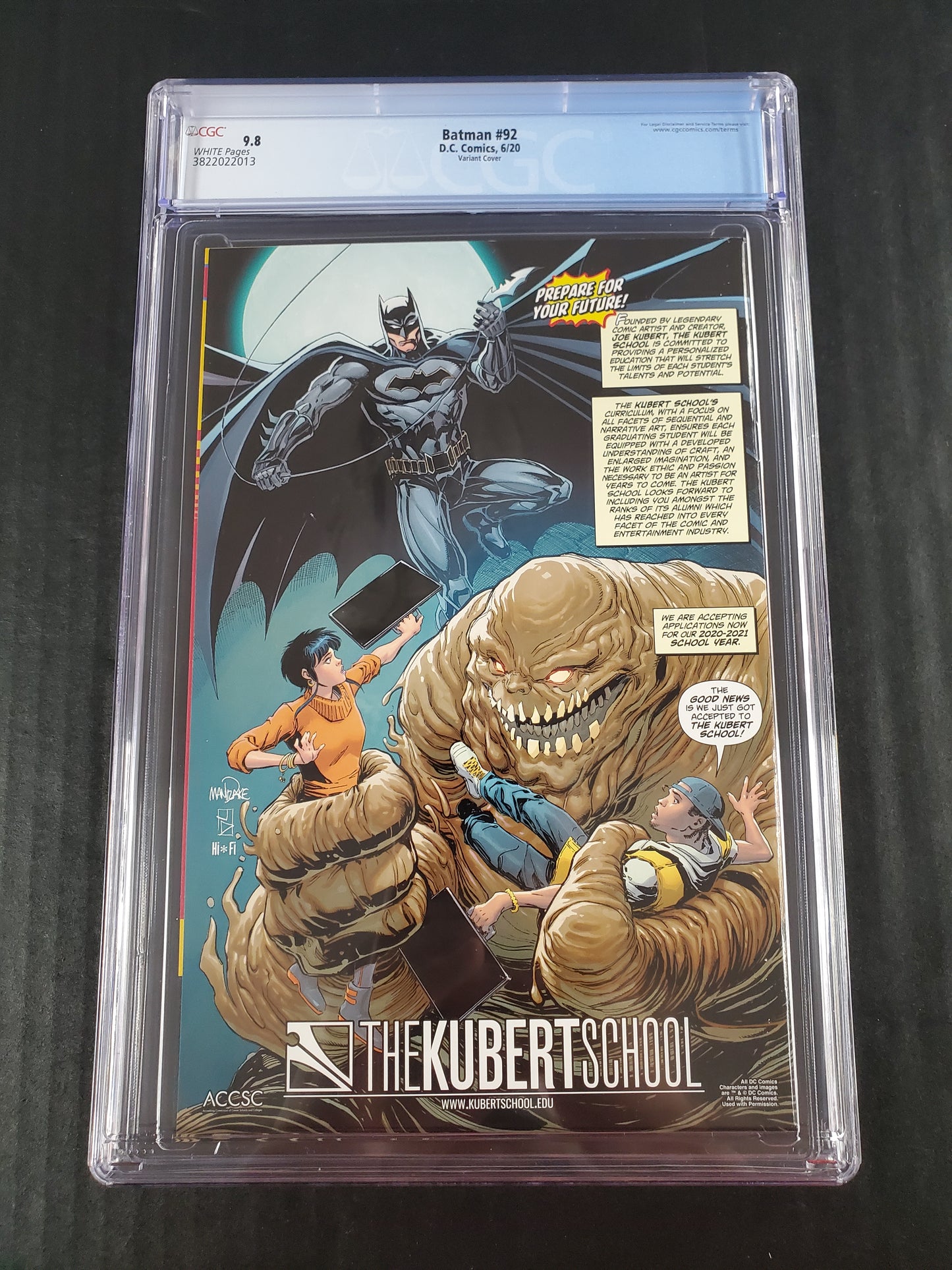 Batman #92 (2020) Artgerm Variant CGC 9.8