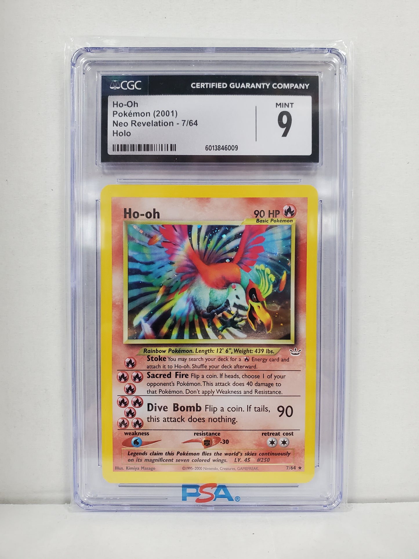 Pokemon Ho-oh 7/64 (2001) CGC 9