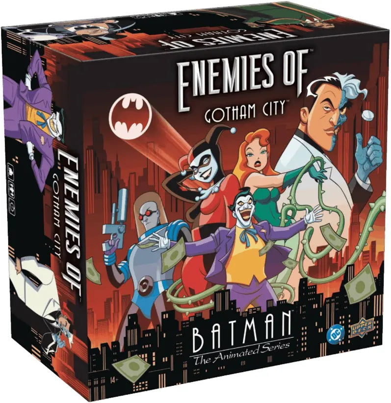 Upper Deck Batman the Animated Series Enemies of Gotham City Board Game