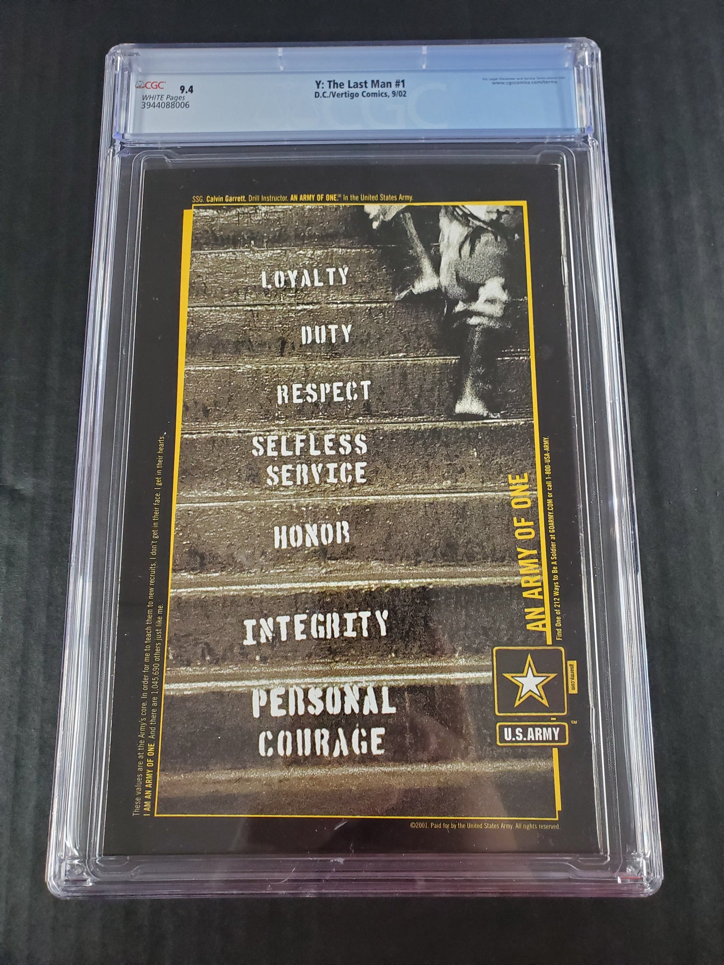 Y:The Last Man #1 (2002) CGC 9.4